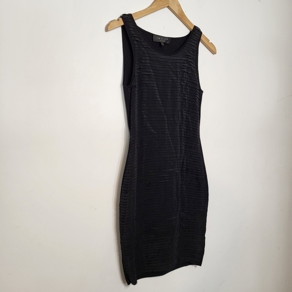 Rag & Bone Silk Ruffle Black Dress Size XS - Picture 9 of 9